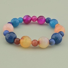 картинка Браслет 'SUNSTONES' Агат 19 см от магазина Wolves