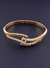 картинка Браслет 'XUPING' Фианит 17 см (позолота 18к) от магазина Wolves