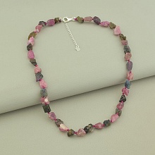 картинка Бусы 'SUNSTONES' Турмалин Серебро(925) 42 см от магазина Wolves