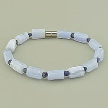картинка Браслет 'SUNSTONES' Сапфирин Сапфир 18 см от магазина Wolves