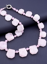 картинка Бусы Розовый кварц 45 см от магазина Wolves