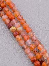 картинка Нитка Сердолик 40 см 3 5 мм (Без замка) от магазина Wolves