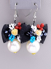 картинка Серьги 'Hand Made' Майорка Бижутерный сплав15 4 г от магазина Wolves