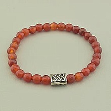 картинка Браслет 'SUNSTONES' Сердолик 18 см от магазина Wolves