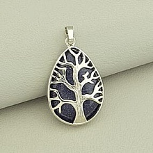 картинка Кулон Каирская ночь 40x23мм от магазина Wolves