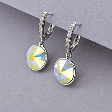 картинка Серьги 'XUPING' Swarovski (родий) от магазина Wolves