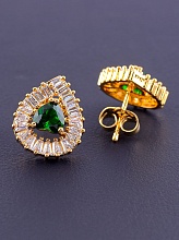 картинка Серьги 'XUPING' Фианит  (позолота 18к) от магазина Wolves