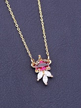 картинка Подвеска 'XUPING' Фианит 42 см (позолота 18к) от магазина Wolves