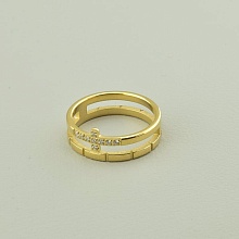 картинка Кольцо 'XUPING' Фианит (позолота 18к (лимонная)) от магазина Wolves