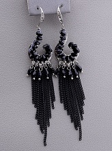 картинка Серьги Чешский хрусталь Сrystal от магазина Wolves