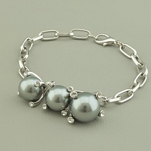 картинка Браслет 'Abella' Фианит 19 см от магазина Wolves