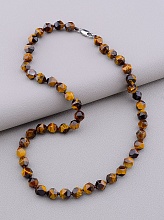 картинка Бусы 'SUNSTONES' Тигровый глаз 44 см от магазина Wolves