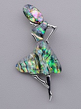 картинка Брошь Галиотис 85x30мм от магазина Wolves