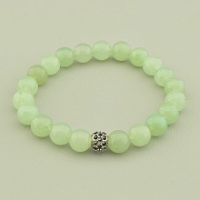 картинка Браслет 'SUNSTONES' Нефрит 17 см от магазина Wolves