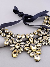 картинка Подвеска 'FJ' Фианит Ткань 60 см от магазина Wolves