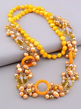 картинка Бусы Жемчуг Чешский хрусталь 80 см от магазина Wolves