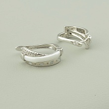 картинка Серьги 'XUPING' Фианит (родий) от магазина Wolves