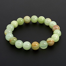 картинка Элитный Браслет Оникс (зелёный) на резинке от магазина Wolves