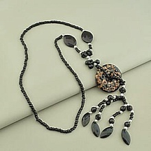 картинка Бусы 'SUNSTONES' Муранское стекло Бисер 70 см от магазина Wolves