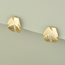 картинка Серьги 'XUPING' Фианит  (позолота 18к) от магазина Wolves