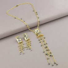 картинка Подвеска+Серьги 'Winniana' Майорка Сrystal 40 см от магазина Wolves