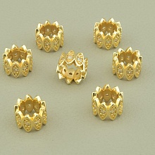 картинка Вставка Фианит 8х6мм (позолота 18к (лимонная)) от магазина Wolves