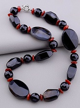 картинка Бусы Агат Сердолик 52 см от магазина Wolves