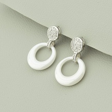 картинка Серьги 'XUPING' Фианит (родий) от магазина Wolves