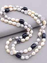 картинка Бусы Жемчуг Агат 100 см от магазина Wolves