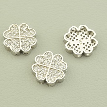 картинка Вставка Фианит 12х12мм (родий) от магазина Wolves