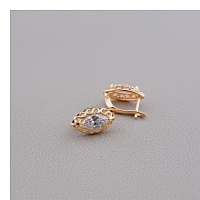 картинка Серьги 'XUPING' Фианит (позолота 18к) от магазина Wolves