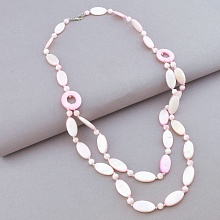 картинка Бусы 'SUNSTONES' Перламутр 54 см от магазина Wolves