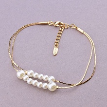 картинка Браслет 'XUPING' Майорка 17 см (позолота 18к) от магазина Wolves