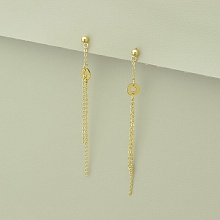 картинка Серьги 'XUPING' (позолота 18к (лимонная)) от магазина Wolves