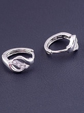 картинка Серьги 'XUPING' Фианит (родий) от магазина Wolves