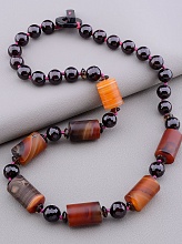 картинка Бусы Гранат Сердолик 55 см от магазина Wolves