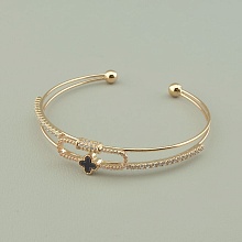 картинка Браслет 'Saiya' Фианит 17 см (позолота 18к (розовая)) от магазина Wolves