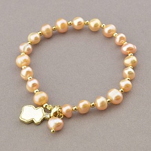картинка Браслет 'Fashion' Жемчуг Перламутр 17 см от магазина Wolves