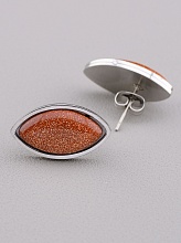 картинка Серьги Золотой Песок 21x10мм от магазина Wolves