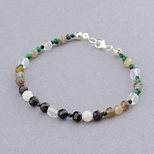 картинка Браслет 'SUNSTONES' Самоцветы 18 см от магазина Wolves