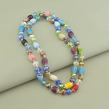 картинка Бусы Муранское стекло Чешский хрусталь 78 см от магазина Wolves