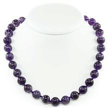 картинка Элитные Бусы Аметист на карабине от магазина Wolves