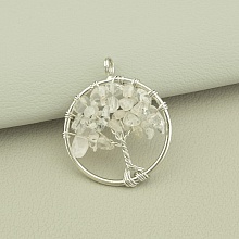 картинка Кулон Горный хрусталь 28x28мм от магазина Wolves