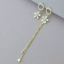 картинка Серьги 'XUPING' Фианит (позолота 18к (лимонная)) от магазина Wolves