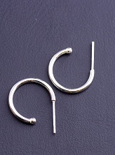 картинка Швензы Пара Серебро(925) 15x2мм от магазина Wolves