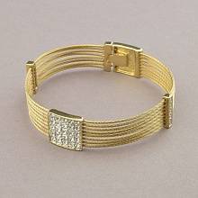 картинка Браслет 'Winniana' Фианит 19 см (позолота 18к) от магазина Wolves