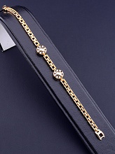 картинка Браслет 'XUPING' Фианит 17 см (позолота 18к) от магазина Wolves