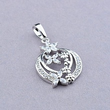 картинка Кулон 'XUPING' Фианит  (родий) от магазина Wolves