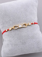 картинка Браслет 'Fashion' Фианит 16 см (позолота 18к) от магазина Wolves