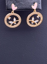 картинка Серьги 'XUPING' Фианит  (позолота 18к) от магазина Wolves